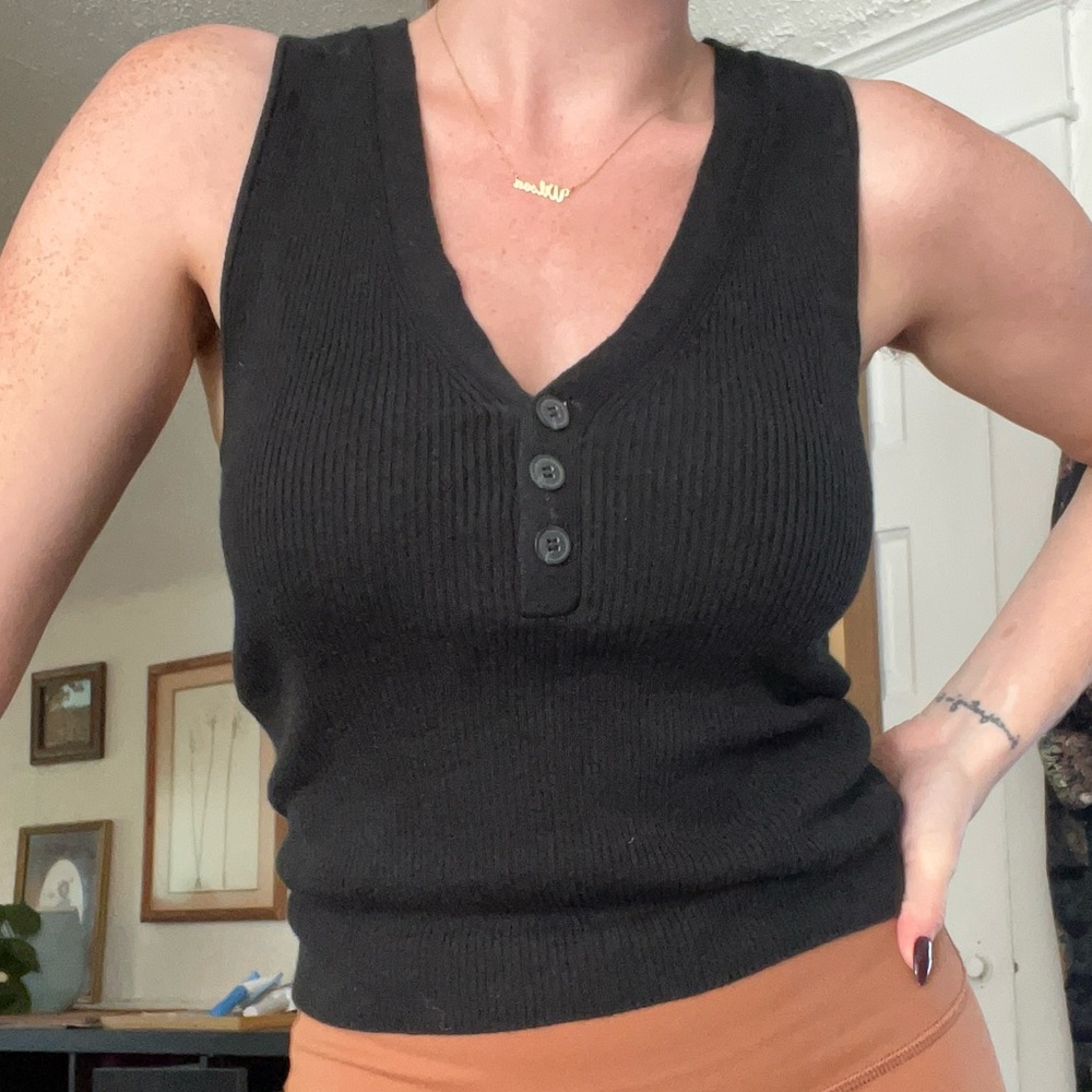 Naadam cashmere/silk tank - small